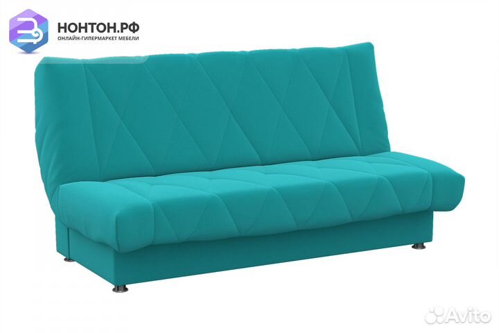 Диван книжка Сити-1 бирюзовый