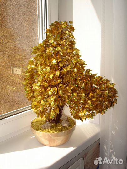 Деревья из бисера