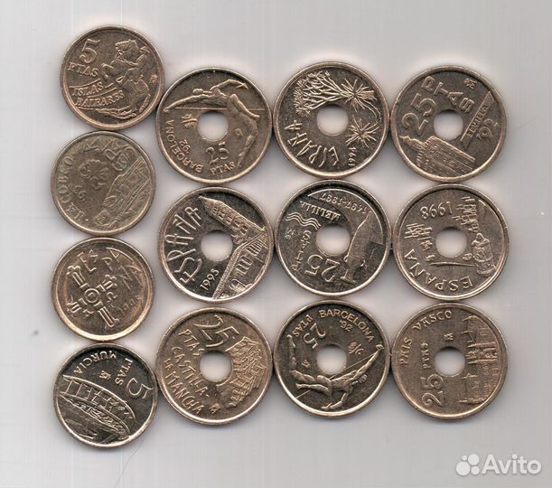 Монеты Испании