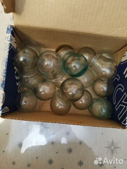 Банки стеклянные медицинские