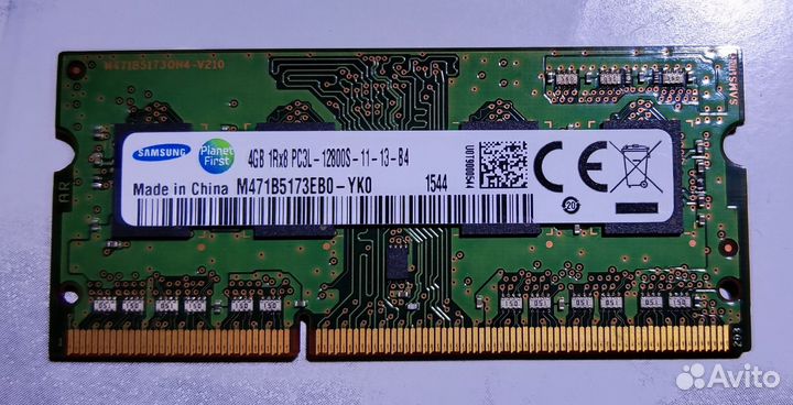 Samsung Оперативная память DDR3L 4GB для ноутбука