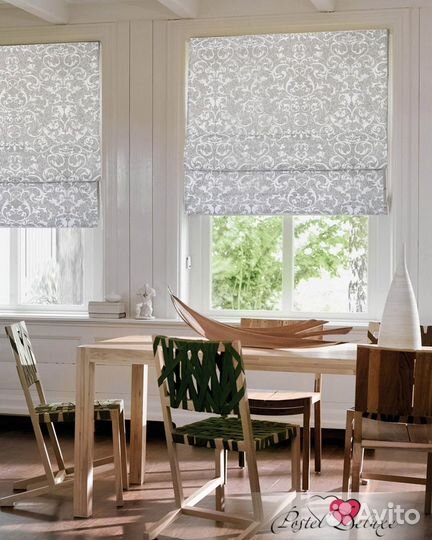 Рулонные шторы Ephemera. Ткани из Европы