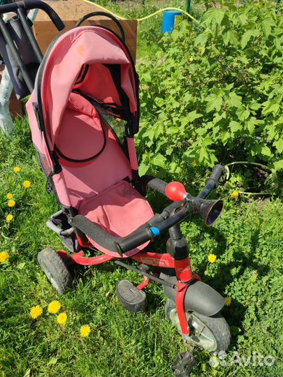 Велосипед с родительской ручкой