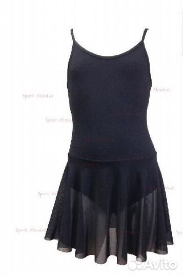 Костюм гимнастический на бретельках