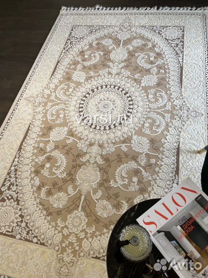 Ковер 150 230 классика молочный бежевый