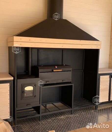 Мангальный комплекс, казан, мангал, печь