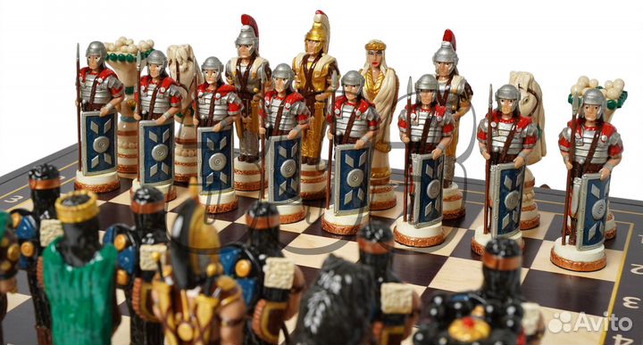 Шахматы Римляне и Галлы (фигуры из хлеба) (51593)