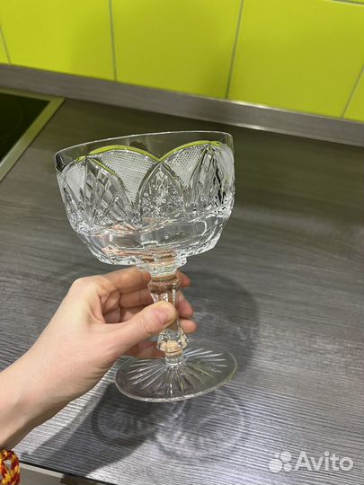 Конфетница, ваза хрусталь СССР
