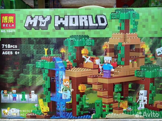 Майнкрафт 10471 Домик на Дереве в Джунглях