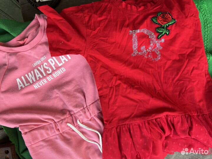 3 пакета вещей и пакет обуви для девочки