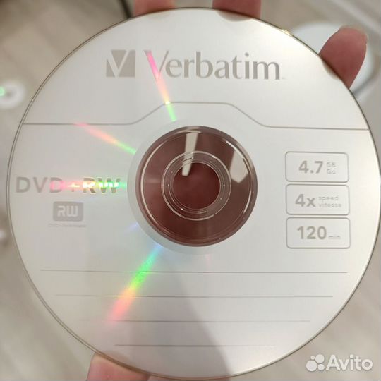 Чистые диски CD-R, DVD-RW (TDK, Sony, Verbatim)