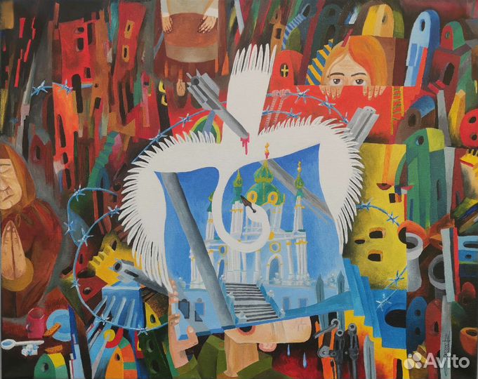 Картина маслом на холсте