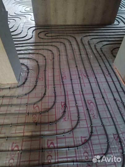 Отопление домов, коттеджей, теплый пол, котельные