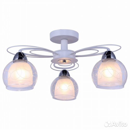 Люстра на штанге Arte Lamp Sansa A7585PL-3WH