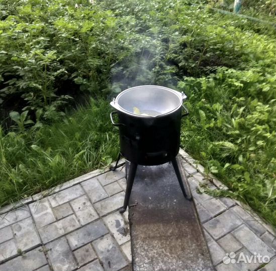 Учаг для казана, печь