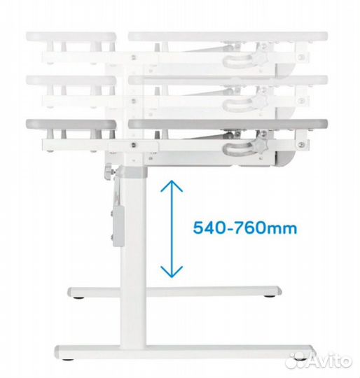 Растущая парта стол, доступная в Калининграде