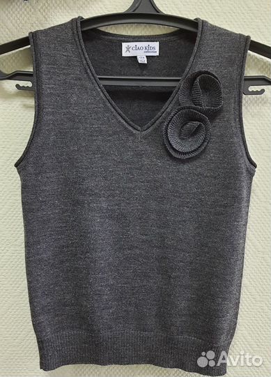 Жилетка для девочки школьная 146-152