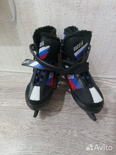 Коньки ледовые раздвижные