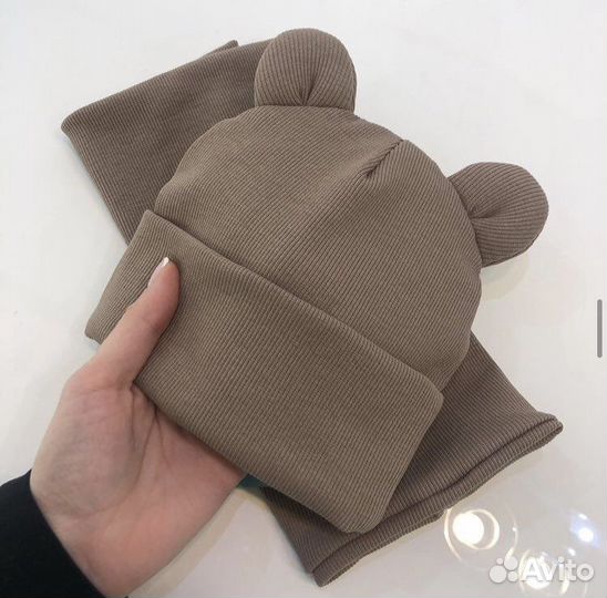 Комплект шапочка + снуд