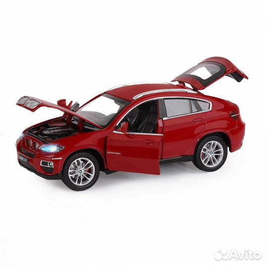 Машинка Металлическая моделька 1:26 BMW X6 новая