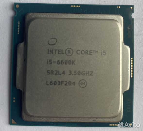 Процессор intel core i5 6600K