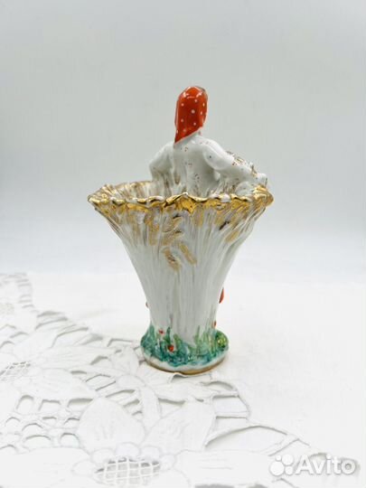 Статуэтка Карандашница Девушка со снопом Лфз