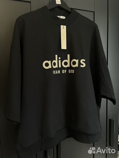 Оверсайз Футболка Adidas x Fear Of God (Premium)