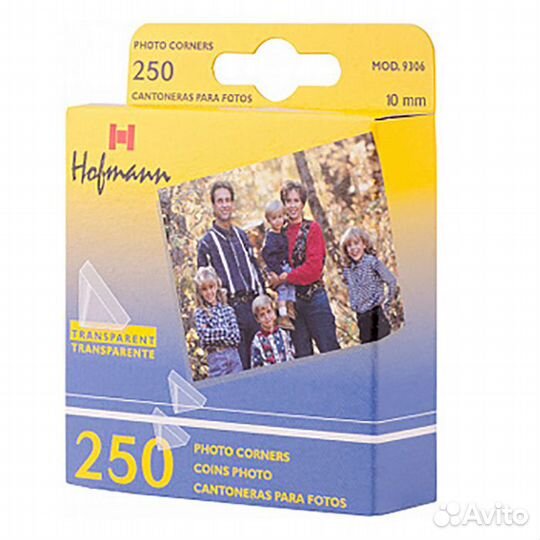 Hofmann 9306 250 прозрачные уголки для наклеивания