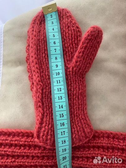 Комплект шапка, шарф, варежки