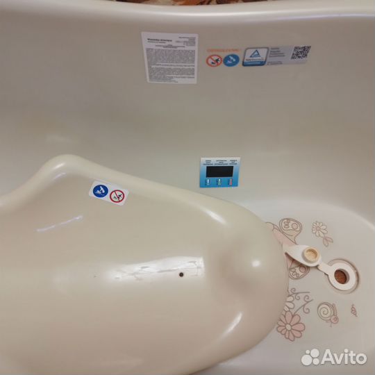 Ванночка для купания с термометром + Горка