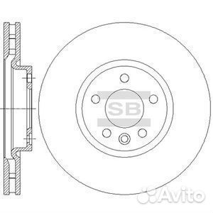 Диск тормозной VW multivan V/transporter V 03- пер