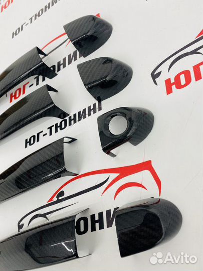 Накладки на ручки дверей карбон BMW Bmw