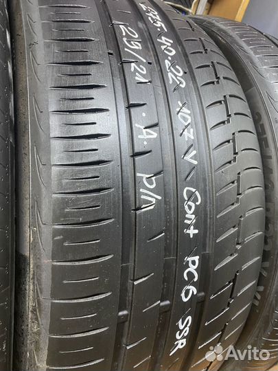 Continental PremiumContact 6 SSR 275/40 R22 и 315/35 R22 111Y