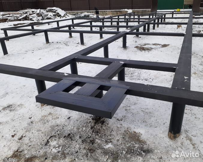 Свайно винтовой фундамент