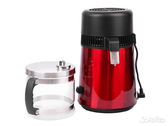 Дистиллятор бытовой корпус нерж 4л (1л/ч) со стекл