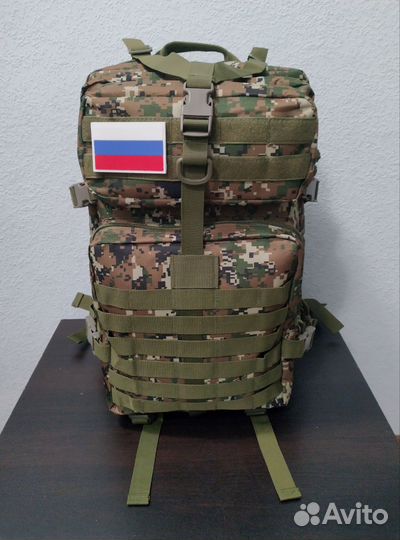 Рюкзак 35л на охоту и рыбалку камуфляж