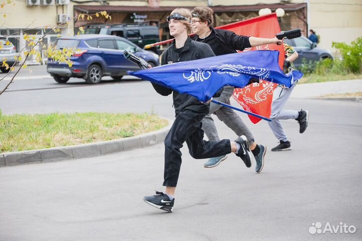 Квест Зарница (выездная игра лазертаг)