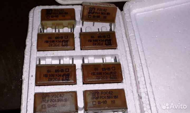 Радиодетали СССР рэс42, км12-90, кэм-2, п2к и др