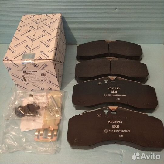 Колодки тормозные Daf, Scania, Man, Iveco и прицеп