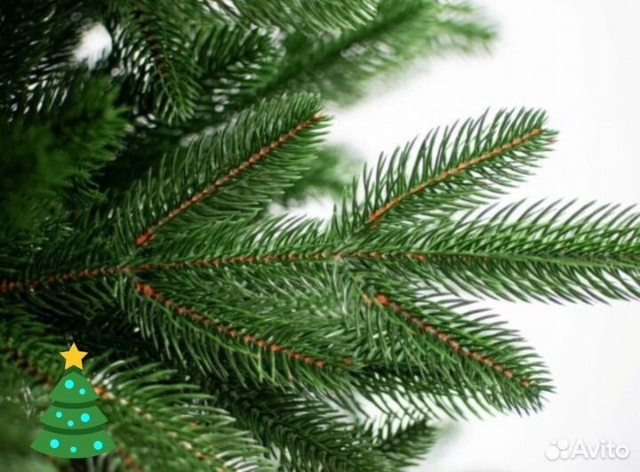 Новогодняя ель литая 2,1 м, premium