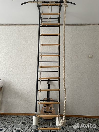 Веревочная лестница, кольца, канат, перекладина