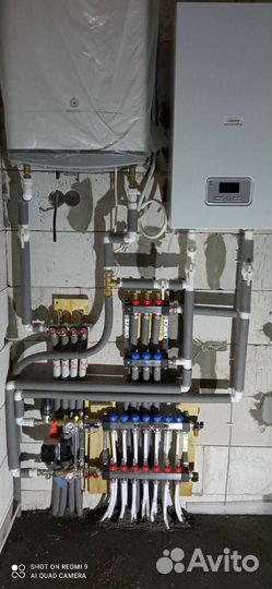 Теплые полы в стяжке, отопление и сантехника