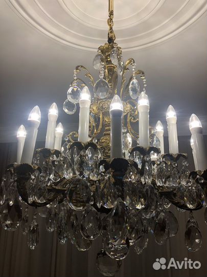 Люстра чешская