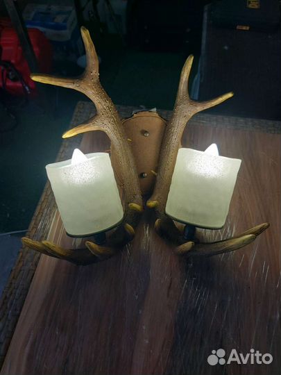 Светильник бра рога