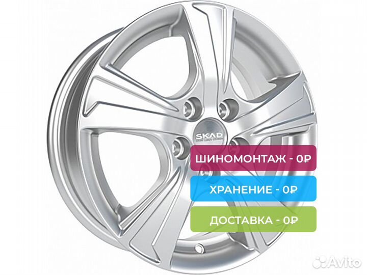 R14 4x100 5,5J ET45 D67,1 Скад Крит