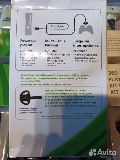 Xbox 360 аккумулятор зарядник для джойстика