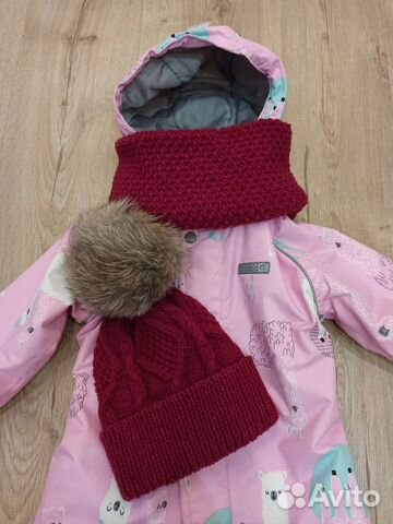 Шапка и шарф- снуд комплект