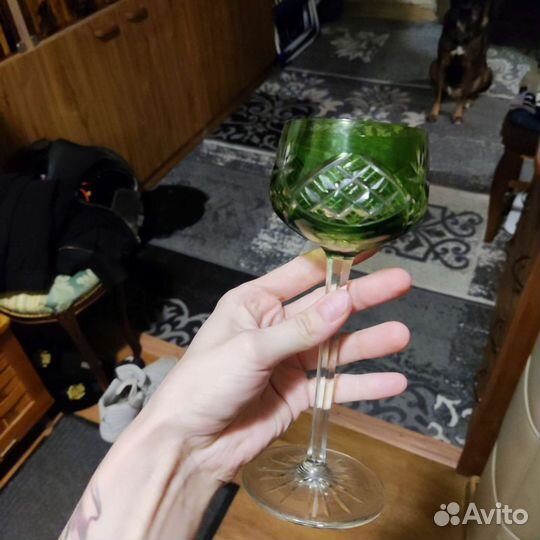 Цветной хрусталь бокалы Peil&Putzler Германия 1965