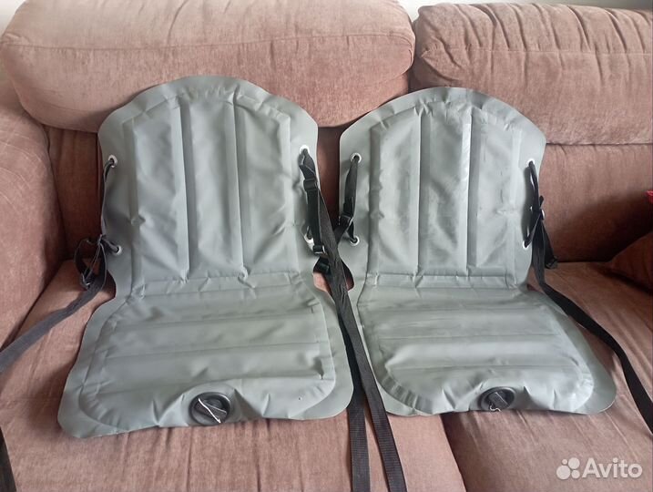 Надувное сиденье со спинкой из пвх