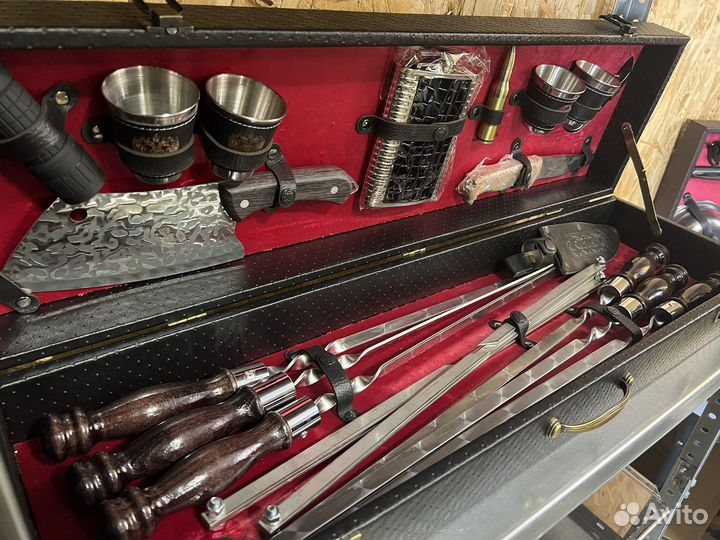 Набор шампуров в кейсе